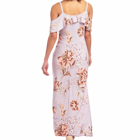 Rachel Roy Off-The-Shoulder Floral Maxi Dress - Picture 2 of 2